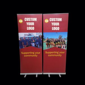 Fashion Modern Custom Made Retractable <b>Roll</b> up Banner for Shopping Mall Advertising and Pop-up Store Displays - Product Image 1