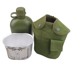 Free sample Manufactory Direct Water Canteen Tin Canteen <b>Cup</b> with Strap Canteen for Outdoor leisure Strap - Product Image 5