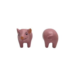Supports de maïs pour <span class=keywords><strong>barbecue</strong></span> en acier inoxydable personnalisés 8 pièces en forme de cochon en résine drôle outils de <span class=keywords><strong>barbecue</strong></span> brochettes de maïs support de maïs - Product Image 2