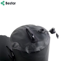 Sac de stockage d'eau imperméable en PVC pour l'extérieur, 15L 5L, sac de ballast fixe pour tente coupe-vent, 20KG 10KG