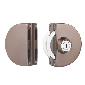 Traditionelles Doppel-Einzeltürschloss aus 304 Edelstahl mit Gehärtetem Glas und 3 Schlüsseln - Product Image 3