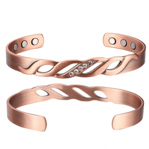 Pure Berber <b>Copper</b> Metal Therapy Magnets <b>Bracelet</b> Fashion Bangle for Arthritis Pain Relief - Product Image 2