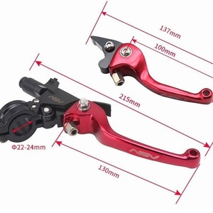 Maneta de Freno y Embrague Plegable Anticaída Modificada para Motocicleta Todoterreno, Maneta Pequeña de Alta Resistencia <span class=keywords><strong>ASV</strong></span> de China para Moto - Product Image 2