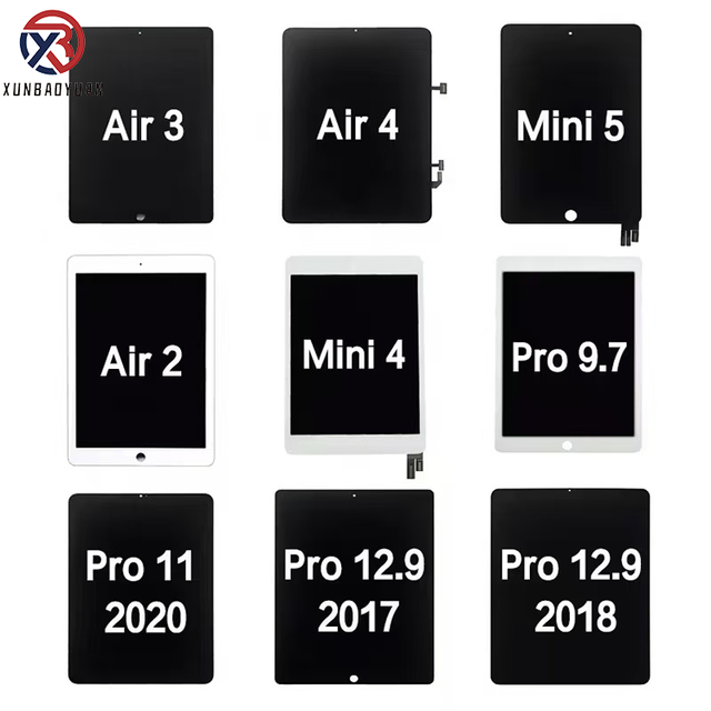 LCD Touch Screen Display Assembly Replacement for Apple iPad Air 1 2 3 4 5 2019 2020 2022 A2324 A2123 A2591 A2072 A2152 1 Year