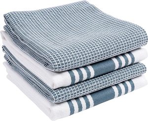 Chiffons de cuisine écologiques personnalisés en coton 100% super absorbants, durables, de haute qualité, teints en fil - Product Image 2
