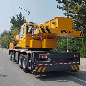 2017 שנה 50 טון יד שניה XC-MG גלגל זרוע טלסקופית גלגל qy50k xct50 משומשים עגורני משאית ב uae - Product Image 3