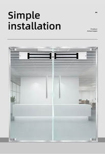 350kg (800lbs) Công suất cửa từ khóa Brass Key nhôm hợp kim thép cơ thể kiểm soát truy cập thiết bị tham dự cửa gỗ - Product Image 6