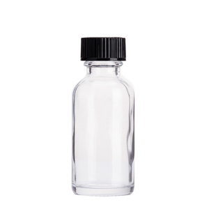 Black Screw Bakelite Phenolic Cap Boston Round 1/2oz 2oz 4oz Amber <strong>Glass</strong> <strong>Bottles</strong> <strong>30ml</strong> 60ml - Product Image 1