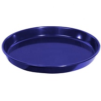 Plateau de service en fer plaqué or rond avec poignée, décor de Table personnalisé de chine, plateau en métal doré en relief d'arabie saoudite