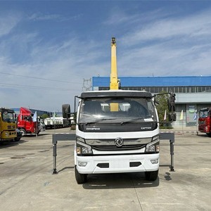 รถบรรทุกติดเครน DONGFENG แบบ 4x2 พร้อมเครนไฮดรอลิกคุณภาพสูง 5 ตัน - Product Image 4