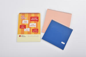 SWIFT PRINT calendrier de bureau chinois de qualité supérieure calendrier d'impression 250 G 210X180 Mm Wire-O personnalisé avec utilisation d'horloge en papier sans bois - Product Image 2