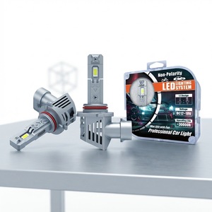 Set di 2 Lampadine LED 9005 HB3 12V 100W 10000Lm per Fari Auto, Compatibili Canbus, Serie V25 Plug and Play - Product Image 1