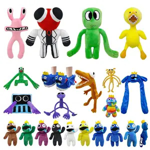 Friends Plush Toy Cartoon Game Character Doll Kawaii Blue Monster Soft Stuffed Animal Toys Rainbow Custom 30cm Unisex 20-30cm