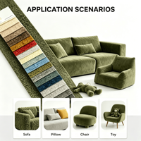 Tissu d'ameublement pour canapé en velours Ice Flower de qualité supérieure, certifié OEKO-TEX, adapté aux animaux domestiques, durable, facile d'entretien