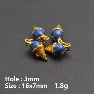 Dijes de Esmalte con Diseño de Dulces |   Colgantes de Acero Inoxidable con Baño de Oro PVD de 18K con Forma de Dulces, Donuts, Helados y Cupcakes para la Creación de Joyería - Product Image 4