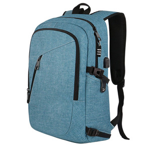 Cao đẳng mochilas du lịch kinh doanh máy tính trở lại gói Mens chống trộm Ba Lô Túi máy tính xách tay với USB sạc cổng - Product Image 6