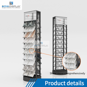 Chất lượng cao đơn giản đá hiển thị đứng lớp thạch anh đá cẩm thạch Granite đứng đá Mẫu Rack hiển thị cho showroom - Product Image 3