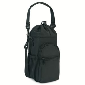 Custom Insulated Wine Cooler with Strap 40oz Polyester Sling Bag with Phone Pocket Crossbody - Product Image 1