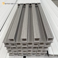 Matériaux de décoration WITOP, panneaux muraux intérieurs, panneaux muraux en PVC cannelés, lambris en WPC
