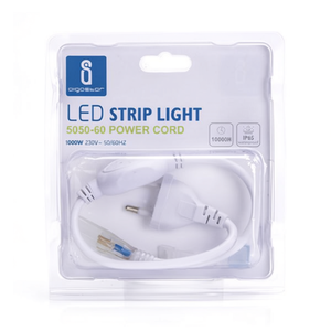 Bande lumineuse LED 5050 60, cordon d'alimentation 1000W 230V, étanche IP65, prise EU, utilisation en extérieur - Product Image 2