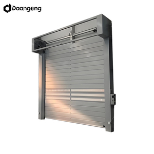 <span class=keywords><strong>Porta</strong></span> Avvolgibile Industriale ad Alta Velocità Resistente al Vento con Telaio in Acciaio Zincato e Bordo di Sicurezza per Ingressi Esterni di Fabbriche - Product Image 2