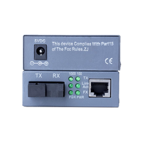 Convertisseur de média fibre optique Simplex monomode WDM Fast Ethernet 10/100/1000 Base-Tx vers 1000Base-RX HTB-GS-03 A/B 20 km 1 paire