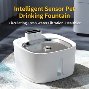 <span class=keywords><strong>Fontaine</strong></span> à <span class=keywords><strong>eau</strong></span> intelligente pour animaux de compagnie, best-seller, avec contrôle du débit temporisé, niveau d'<span class=keywords><strong>eau</strong></span> visible, anti-éclaboussures, pour les foyers multi-animaux - Product Image 1
