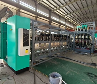 Línea de Producción Automática y Eficiente de Bebidas Carbonatadas, Tanque de Mezcla de Jarabe de CO2, Máquinas de Llenado y Tapado
