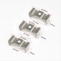 Clip de fixation en forme de U en acier inoxydable T8 pour barre lumineuse LED