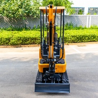 Mini-excavatrice 1 tonne avec moteur Koop et haute puissance, idéale pour les travaux d'horticulture, livraison gratuite, largement utilisée et facile à entretenir