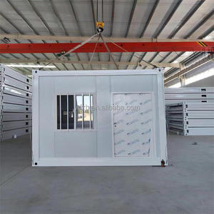 Disaster Relief Camping WFZH Factory Price Building Durable Prefab 20ft Modular Folding Tiny Container <b>House</b> - Product Image 1