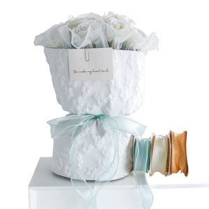 Ruban en polyester irisé de 4 cm en gros d'usine, ruban coloré en forme de queue de poisson, décoration florale pour emballage, <span class=keywords><strong>perle</strong></span> pour <span class=keywords><strong>fleuriste</strong></span> - Product Image 5
