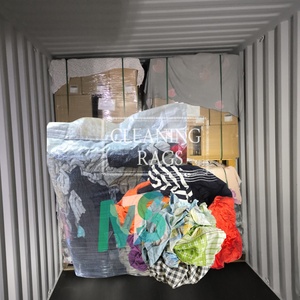 100% Recycled Knit Cotton Rags Colored Industrial Cleaning Rags Bag High Cotton 20kg Industrial Rags - Product Image 1