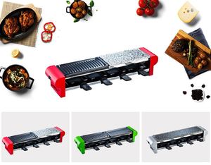 Grill à <span class=keywords><strong>raclette</strong></span> électrique sans fumée portable avec plaque antiadhésive pour <span class=keywords><strong>4</strong></span> personnes, usage domestique - Product Image 5