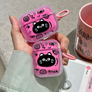 Coque de Protection Souple pour Écouteurs, Bords Crème à Motif Dessin Animé pour <span class=keywords><strong>AirPods</strong></span> 1/2, <span class=keywords><strong>AirPods</strong></span> 3, <span class=keywords><strong>AirPods</strong></span> Pro et Pro 2 - Product Image 6