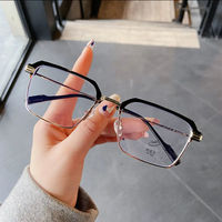 Lunettes de lecture à logo personnalisé lunettes à monture optique anti-lumière bleue pour garçons et femmes lunettes rectangulaires