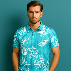 Diseño OEM Dry Slim Fit Tallas grandes Deportes Logotipo personalizado Polo bordado Fabricación de ropa de golf - Product Image 1