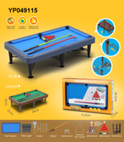 Table de billard miniature 43-66 cm en plastique, jeu de société pour enfants, jouet pour les loisirs parent-enfant, puzzle