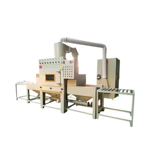 Automatic sandblasting machine / shot blasting machine / rubber belt tumbler sand blaster