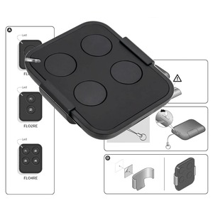 Đẹp Kỷ Nguyên flo2re cửa nhà để xe điều khiển từ xa cho đẹp flor-s FLOR2-S flo4re inti on2 on4 on2e on4e 433.92MHz cán mã mở - Product Image 4