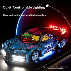 Bloques de Construcción de Plástico ABS Compatibles con Control Remoto, Juguete de Bricolaje, Auto de Carreras, Modelo de Superauto para Niños, Partículas Pequeñas - Product Image 4