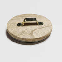 Prix d'usine, couvercle en bois sur mesure pour pot en verre de stockage