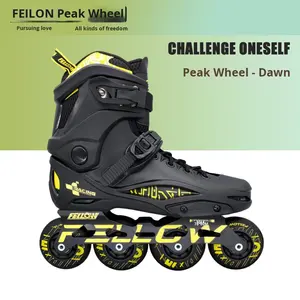 Patines de Ruedas Fenglun <span class=keywords><strong>FELLOW</strong></span> Dawn para Adultos, Hombres y Mujeres, Patinaje sobre Hielo para Principiantes, Estilo Libre Básico, Frenos Planos, Ruedas de PU - Product Image 3