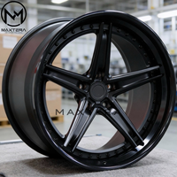 Jantes en alliage Maxtera forgées sur mesure S17-03, style 3 pièces, pour voitures particulières Porsche 911, BMW M3 M4 X5, Camaro, Corvette, Mustang