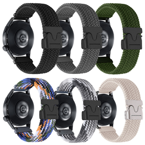 สายถักขนาด 20 มม. 22 มม. สำหรับ <span class=keywords><strong>Samsung</strong></span> <span class=keywords><strong>Galaxy</strong></span> <span class=keywords><strong>Watch</strong></span> 7/ 7 <span class=keywords><strong>LTE</strong></span> 44 มม. Watch6 4 5Pro 45 มม. สายรัดข้อมือแบบ Parachute สำหรับ Huawei <span class=keywords><strong>Watch</strong></span> <span class=keywords><strong>5</strong></span>/GT5 <span class=keywords><strong>Pro</strong></span> - Product Image 2