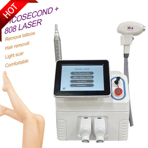 เครื่องกำจัดขนและฟื้นฟูผิวแบบพกพา 2 in 1 พร้อมฟังก์ชั่น Picosecond สำหรับลบรอยสัก กำจัดเม็ดสี คาร์บอนพีล และฟอกผิวหน้าขาว - Product Image 1
