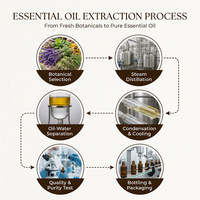 Minyak Esensial Lavender Murni Premium Frankincense untuk Pijat Seluruh Tubuh