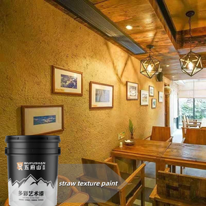 Pintura Ecológica de Paja Wufushan para Interiores y Exteriores, Pintura Texturizada de Estilo Rústico para Casas de Campo, Venta Directa de Fábrica - Product Image 5