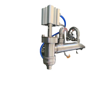 Machine de remplissage semi-automatique de liquides en bouteille avec circulation, chauffage et agitation, pompe mélangeuse à vis - Product Image 2
