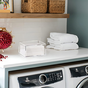 Nhà máy tùy chỉnh container <span class=keywords><strong>acrylic</strong></span>, hộp lưu trữ, Máy Sấy <span class=keywords><strong>Acrylic</strong></span>, kệ giấy và nhà phân phối cho phòng giặt ủi - Product Image 5